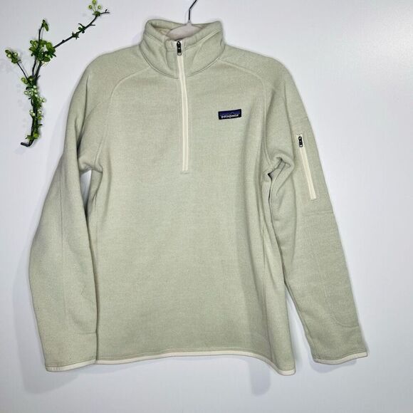 Patagonia Better Sweater Ivory Pullover Fleece Jacket - Picture 1 of 8